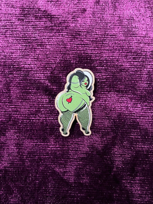 Bride of Frankenstein Pin Badge