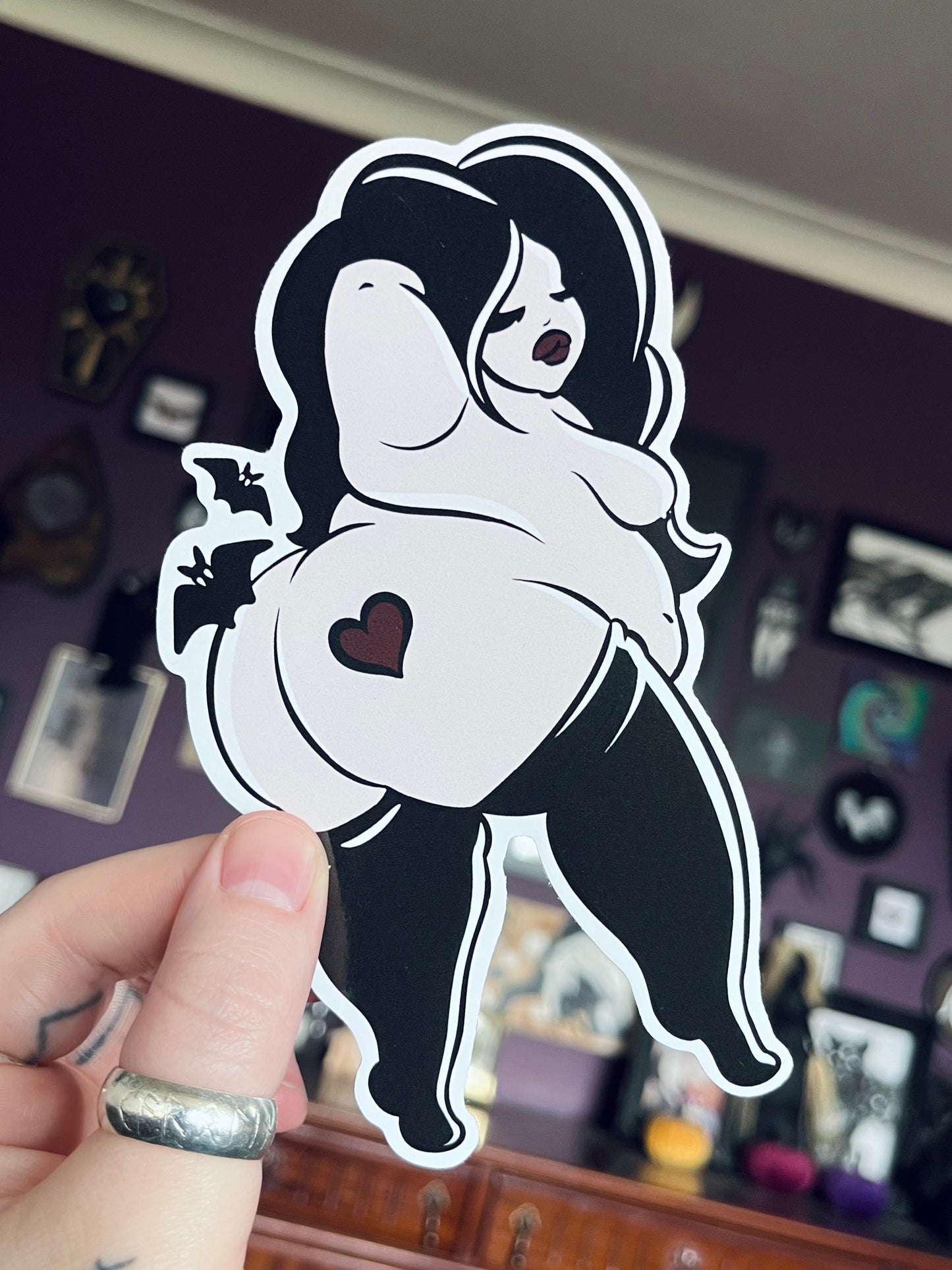 Fat Babe Sticker - Coraline