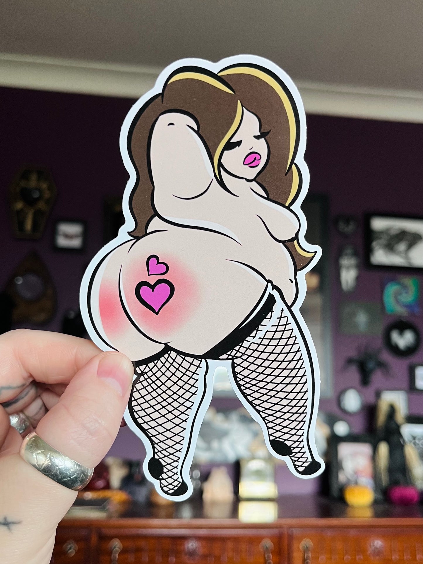 Fat Babe Sticker - Charlotte