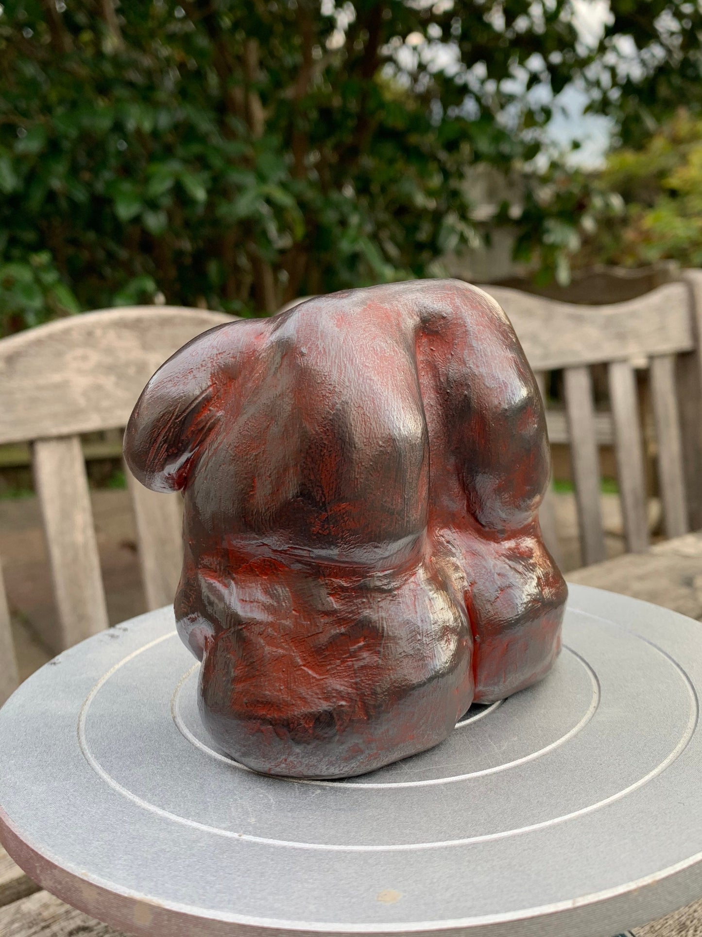 Fat Nude Ceramic Sculpture