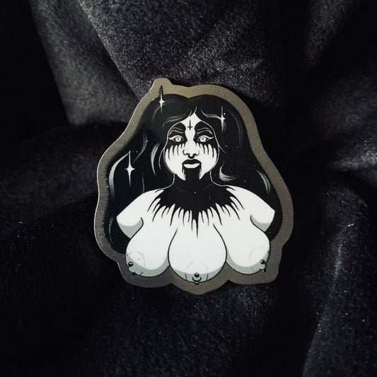 Corpse Paint Babe, Pin Badge